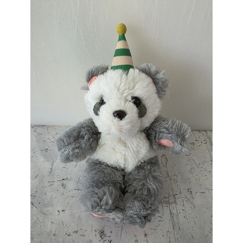 Vtg 1983 Wallace Berrie Mini PARTY Panda BEAR w/ Hat 6